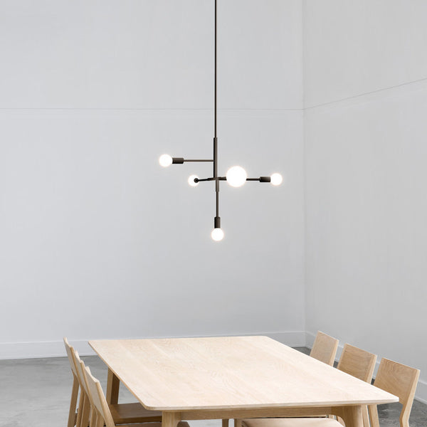 後現代北歐幾何線條吊燈個性餐廳臥室燈簡約創意設計師吊燈 - luxhkhome