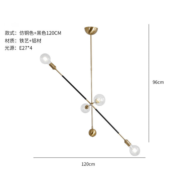 後現代幾何線條魔豆吊燈客廳餐廳燈個性風格設計師吊燈 - luxhkhome