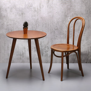 廠家批發定製家用實木餐桌椅簡約靠背藤面椅設計師復古桑納椅子 - luxhkhome