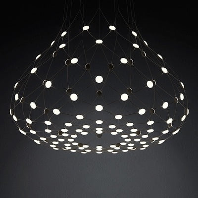創意設計現代交叉網格LED節能分控吊燈展廳燈餐廳客廳燈 - luxhkhome