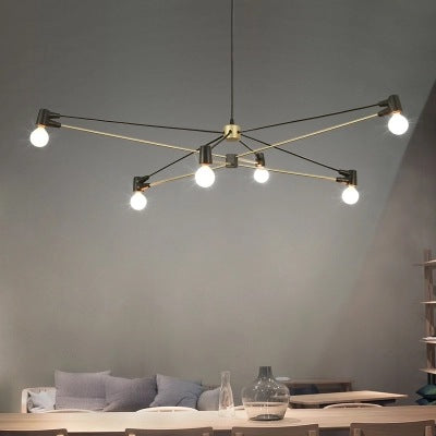 北歐後現代創意個性客廳輕奢吊燈大氣設計師簡約臥室餐廳美式燈具 - luxhkhome