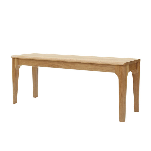 簡約實木長條凳餐廳家具定做簡約床尾凳家用餐椅白橡木半島長板凳 - luxhkhome