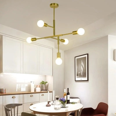 後現代北歐幾何線條吊燈個性餐廳臥室燈簡約創意設計師吊燈 - luxhkhome