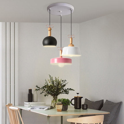 簡約現代lLED餐吊燈創意個性溫馨餐廳酒吧台書房木藝鋁材客廳臥室 - luxhkhome