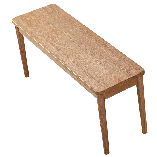 北歐白橡木長凳床尾凳日式純實木長椅原木吃飯椅簡約現代餐廳家具 - luxhkhome