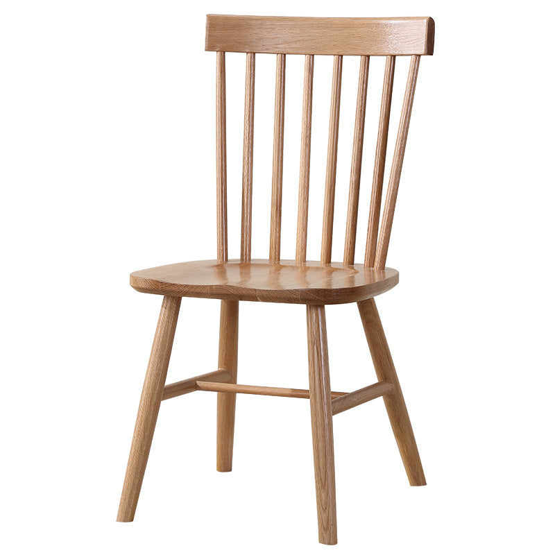 北歐創意實木餐椅白橡木溫莎椅現代家用椅子咖啡椅日式洽談休閒椅 - luxhkhome