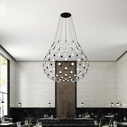 北歐吊燈後現代簡約臥室餐廳客廳燈創意個性複式樓樓梯設計師燈具 - luxhkhome