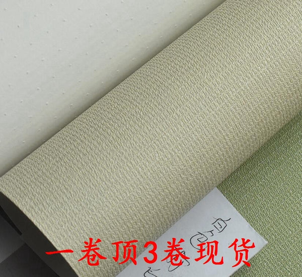 韓國壁紙 LG進口可擦洗 簡約純色暖灰色綠色亞麻布紋456 現貨 - luxhkhome