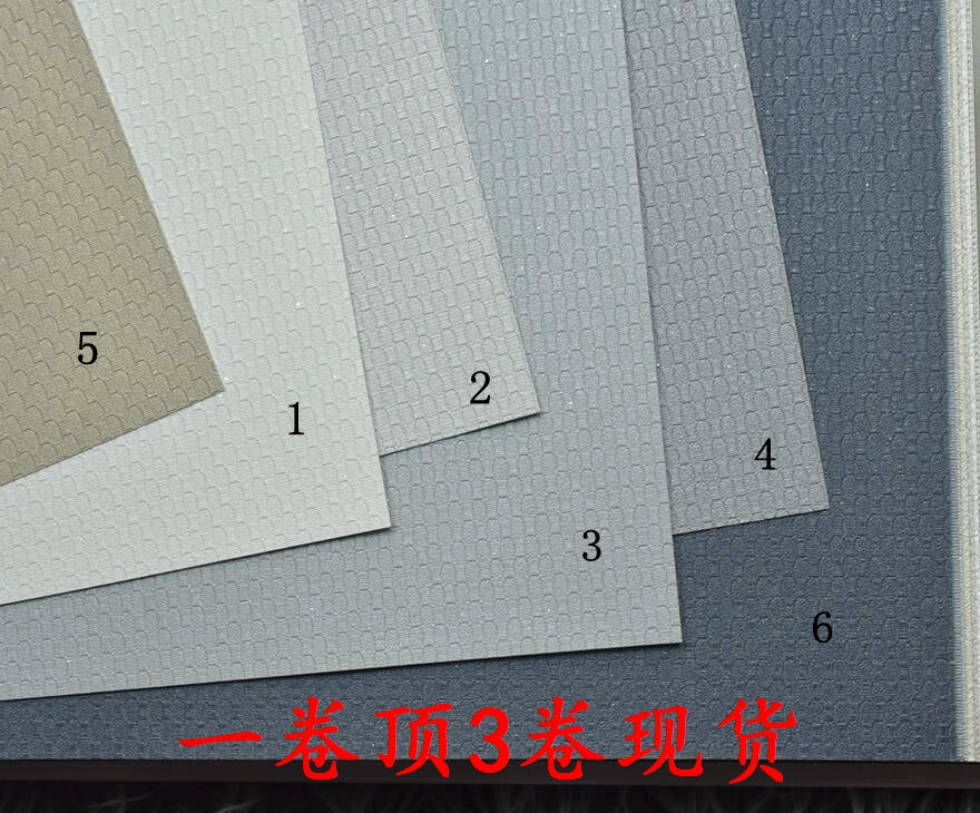韓國LG壁紙大卷 北歐純色灰藍藏藍色仿布紋客廳書房牆紙467 現貨 - luxhkhome