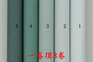 韓國壁紙 進口大卷LG 北歐簡約美式墨綠薄荷綠 進口純紙木漿紙 - luxhkhome