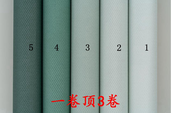 韓國壁紙 LG進口大卷北歐美式純色墨綠薄荷綠 進口純紙木漿紙 - luxhkhome