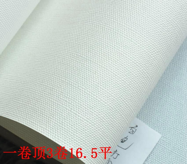 韓國壁紙 進口純紙木纖維大卷 北歐純色灰色白色灰藍色布紋521 - luxhkhome