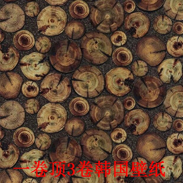 韓國壁紙 LG植物 環保牆紙 仿真木紋 仿真木頭樹木年輪114現貨 - luxhkhome