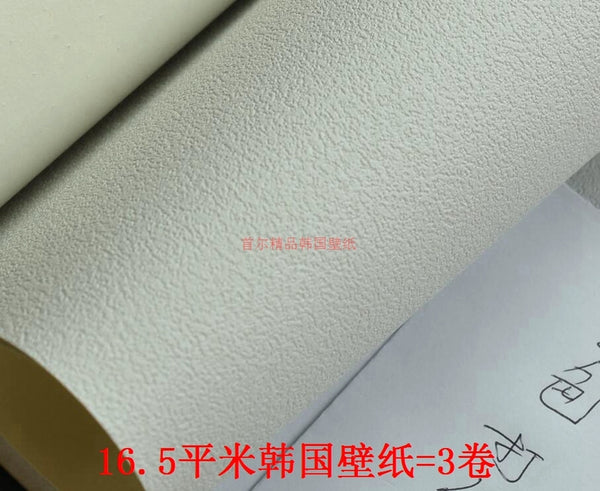 韓國壁紙 LG進口 北歐簡約 純色白色灰色啞光 仿真乳膠漆水泥53 - luxhkhome
