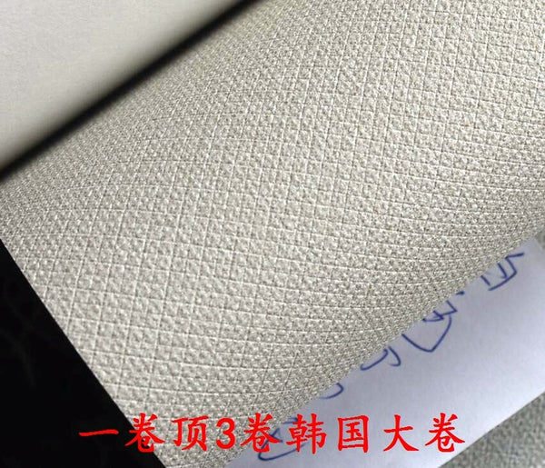 韓國進口牆紙 LG玉米澱粉 北歐純色灰藍色 灰色奶咖色布紋亞麻 - luxhkhome